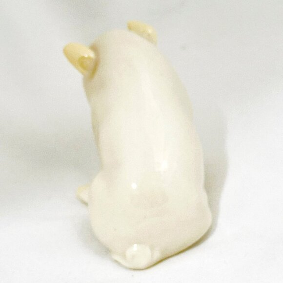 Vintage Belleek Ireland Porcelain Pig 6th Mark/3rd Green - Picture 4 of 7